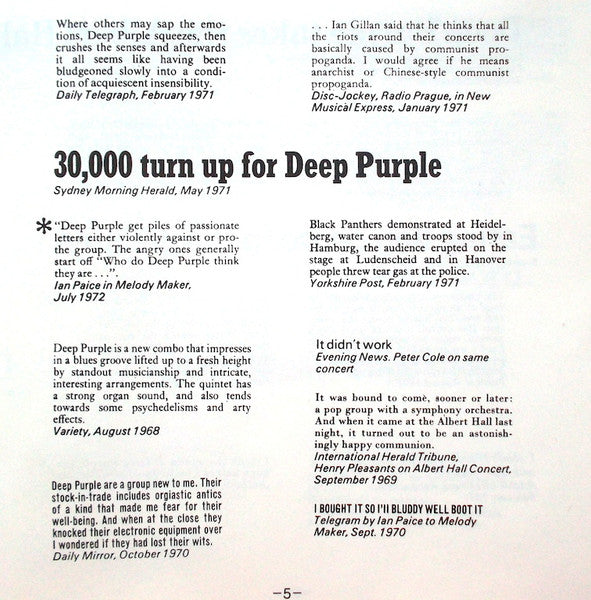 Deep Purple : Who Do We Think We Are (CD, Album, Club, RE)