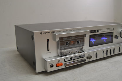 Kenwood KX-600 Single Cassette Deck * Fully Serviced * New Belts * Box * Manual