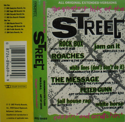 Various : Greatest Hits Of The Street (Rappin' And Scratchin') (Cass, Comp)