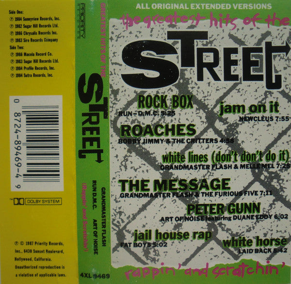 Various : Greatest Hits Of The Street (Rappin' And Scratchin') (Cass, Comp)