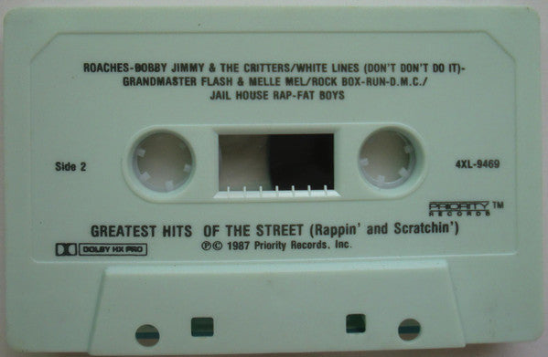 Various : Greatest Hits Of The Street (Rappin' And Scratchin') (Cass, Comp)