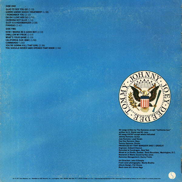 Buy Ramones : Leave Home (LP, Album, Pit) Online for a great price