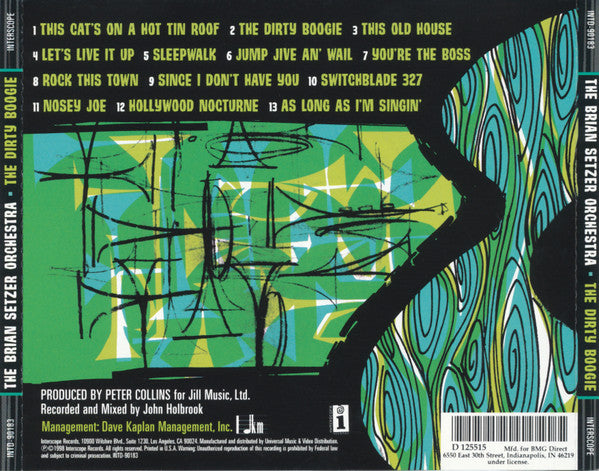 The Brian Setzer Orchestra* : The Dirty Boogie (CD, Album, Club, BMG)