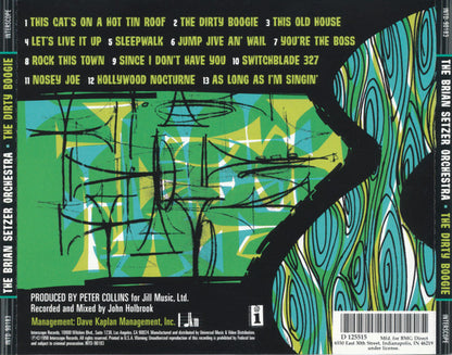 The Brian Setzer Orchestra* : The Dirty Boogie (CD, Album, Club, BMG)