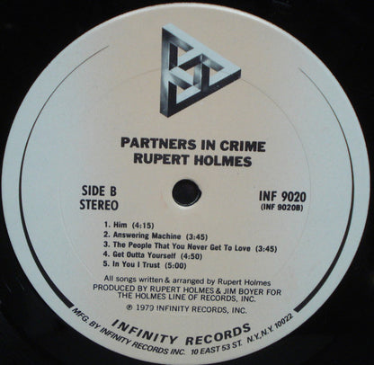 Rupert Holmes : Partners In Crime (LP, Album, Club)