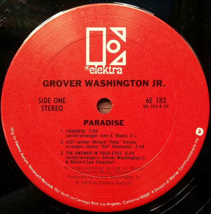 Grover Washington Jr.* : Paradise (LP, Album, Club)
