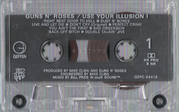 Guns N' Roses : Use Your Illusion I (Cass, Album, Cle)
