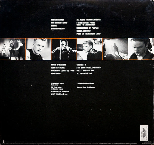 U2 : Rattle And Hum (2xLP, Album, Club, BMG)