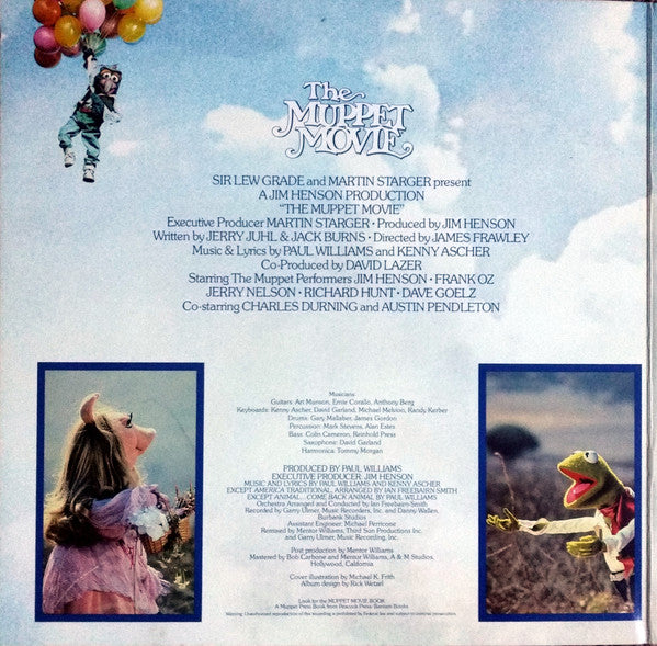 The Muppets : The Muppet Movie - Original Soundtrack Recording (LP, Album, SP,)
