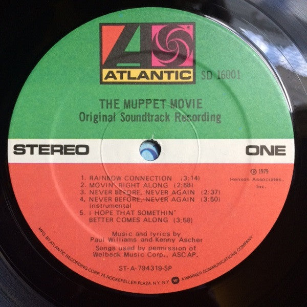 The Muppets : The Muppet Movie - Original Soundtrack Recording (LP, Album, SP,)