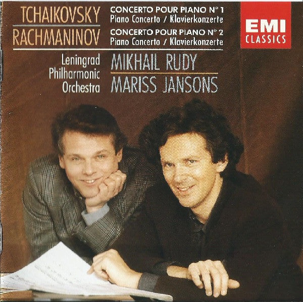 Tchaikovsky*, Rachmaninov* - Leningrad Philharmonic Orchestra - Mikhaïl Rudy, Mariss Jansons : Concerto Pour Piano No 1 - Concerto Pour Piano No 2 (CD)