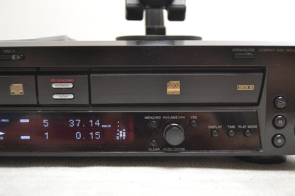 Sony RCD-W500C Cd Changer and Cd Recorder * Remote * Fully Serviced * New Belts * Manual