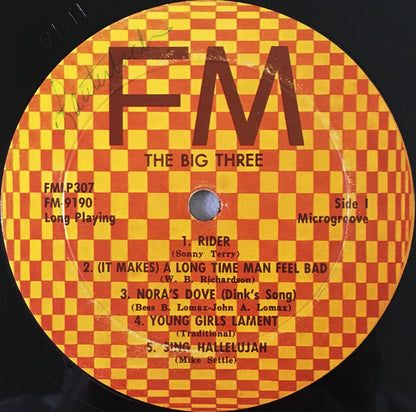 The Big 3 : The Big 3 (LP, Album, Mono)