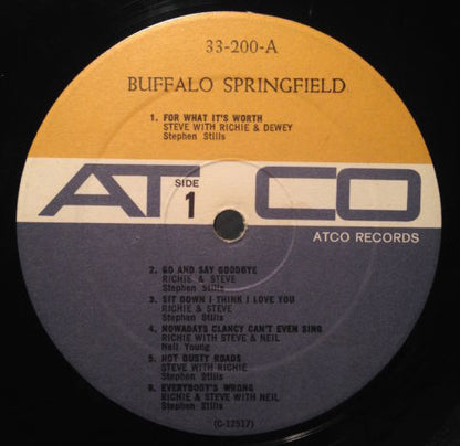 Buffalo Springfield : Buffalo Springfield (LP, Album, Mono, RE)