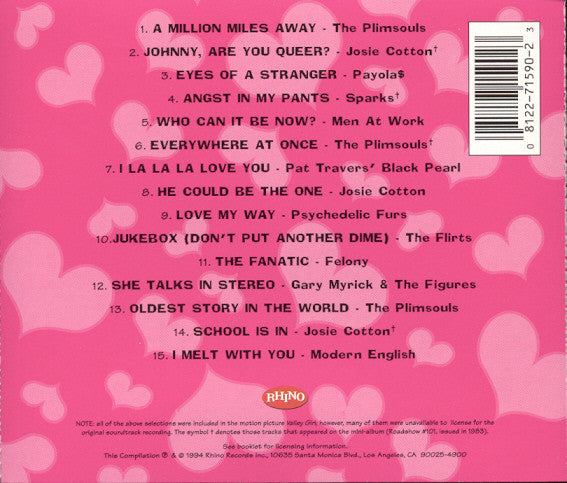 Various : Valley Girl (Music From The Soundtrack) (CD, Comp, Spe)