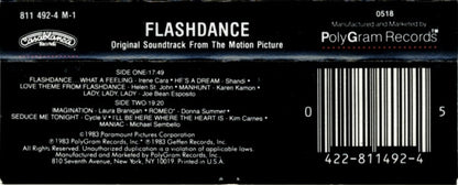 Various : Flashdance (Original Soundtrack From The Motion Picture) (Cass, Album, 72,)