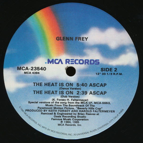 Glenn Frey : The Heat Is On (12")