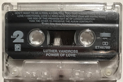 Luther Vandross : Power Of Love (Cass, Album, Dol)