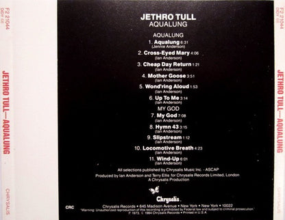 Jethro Tull : Aqualung (CD, Album, Club, RE, Pit)