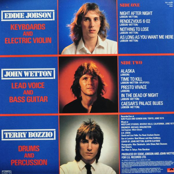 UK (3) : Night After Night (LP, Album, Kee)