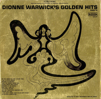 Dionne Warwick : Golden Hits Part 2 (LP, Comp, Kee)