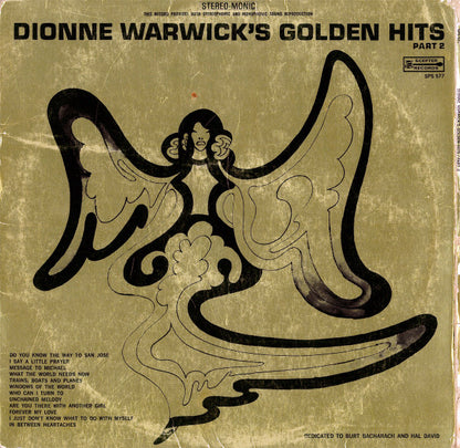 Dionne Warwick : Golden Hits Part 2 (LP, Comp, Kee)