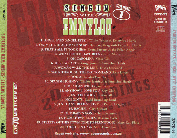Various : Singin' With Emmylou 1 (CD, Comp)