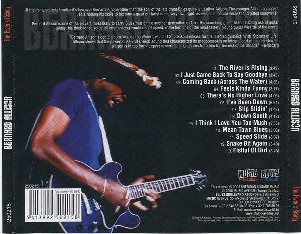 Bernard Allison : The River's Rising (CD, Comp)