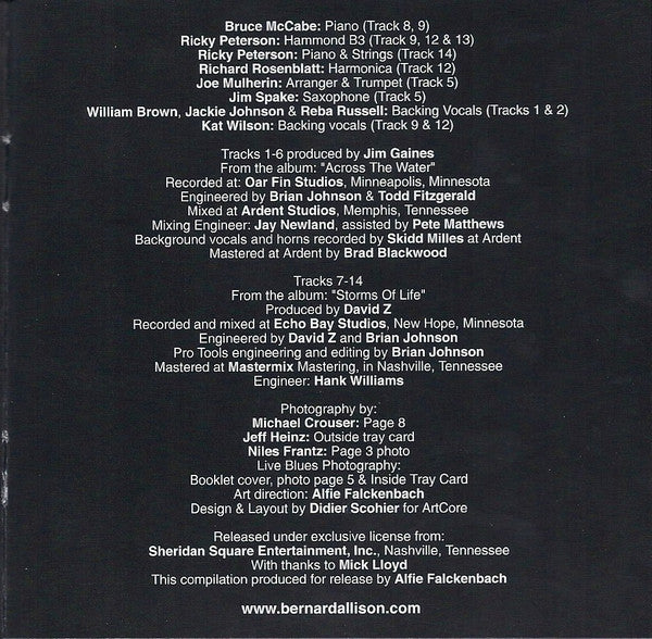 Bernard Allison : The River's Rising (CD, Comp)