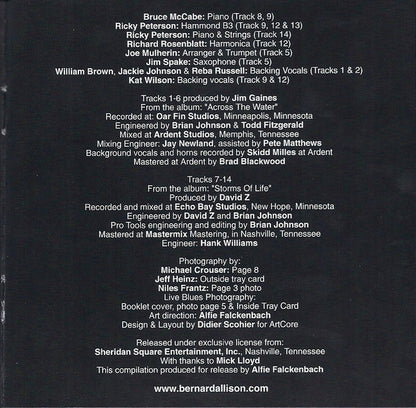 Bernard Allison : The River's Rising (CD, Comp)