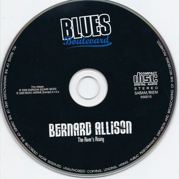 Bernard Allison : The River's Rising (CD, Comp)
