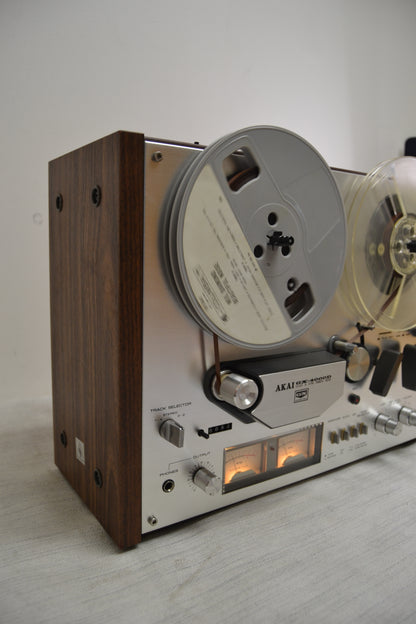 Akai GX-4000D  Stereo Reel to Reel Tape Recorder (1978-85) * Fully Serviced * New Belts * Manual