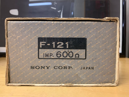 Sony Cardiod Dynamic Microphone F-121 w/ Box & Accessories