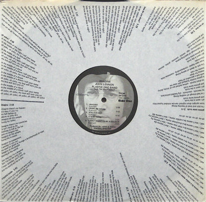 John Lennon : Imagine (LP, Album, Scr)