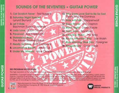 Various : Sounds Of The Seventies - Guitar Power (CD, Comp)