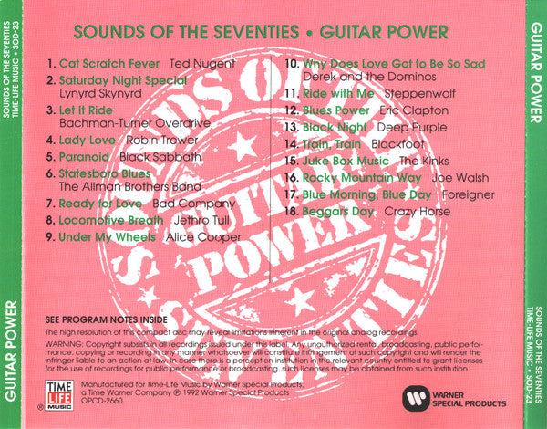 Various : Sounds Of The Seventies - Guitar Power (CD, Comp)