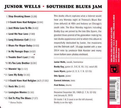 Junior Wells : Southside Blues Jam (CD, Album, RE)