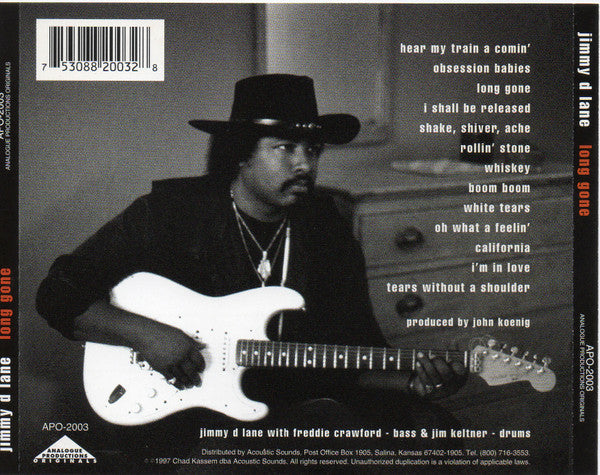 Jimmy D. Lane : Long Gone (CD, Album)