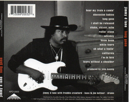 Jimmy D. Lane : Long Gone (CD, Album)