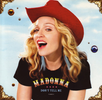 Madonna : Don't Tell Me (CD, Single, Olp)