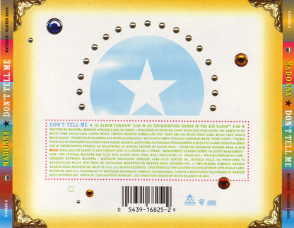 Madonna : Don't Tell Me (CD, Single, Olp)
