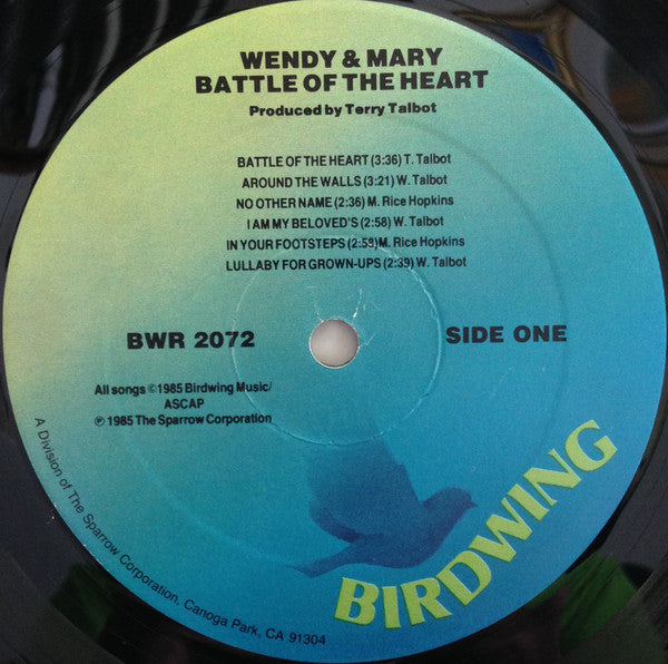Wendy & Mary* : Battle Of The Heart (LP, Album)