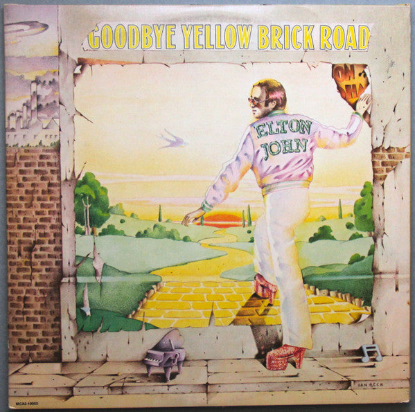 Elton John : Goodbye Yellow Brick Road (2xLP, Album, Glo)