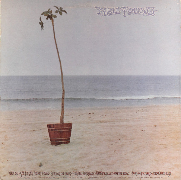 Neil Young : On The Beach (LP, Album, Pit)