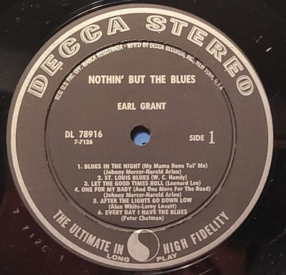 Earl Grant : Nothin' But The Blues (LP, Album)