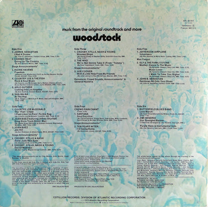 Various : Woodstock - Music From The Original Soundtrack And More (3xLP, Album, RE, Aut)