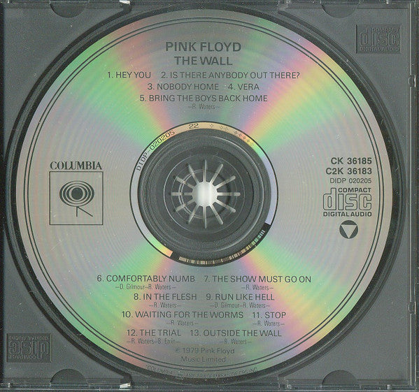 Pink Floyd : The Wall (2xCD, Album, RE)