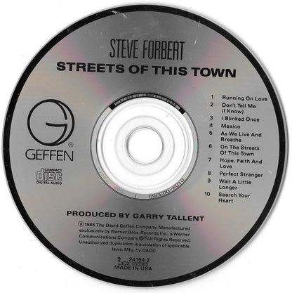 Steve Forbert : Streets Of This Town (CD, Album)