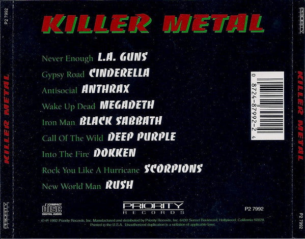 Various : Killer Metal (CD, Comp)