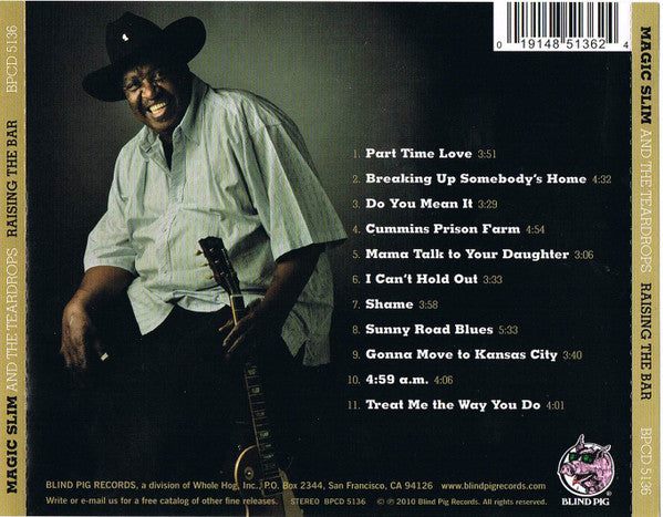 Magic Slim & The Teardrops : Raising The Bar (CD, Album)